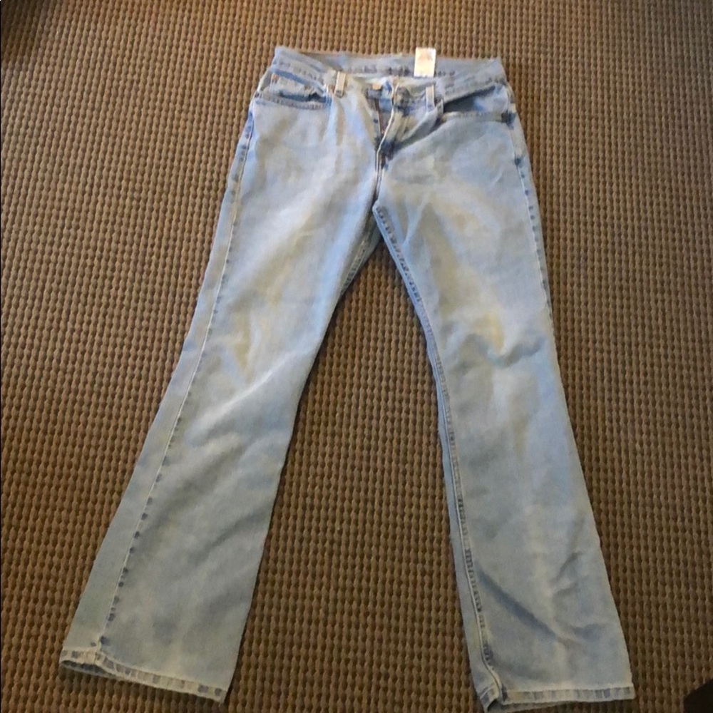 Levi’s boot cut lower rise